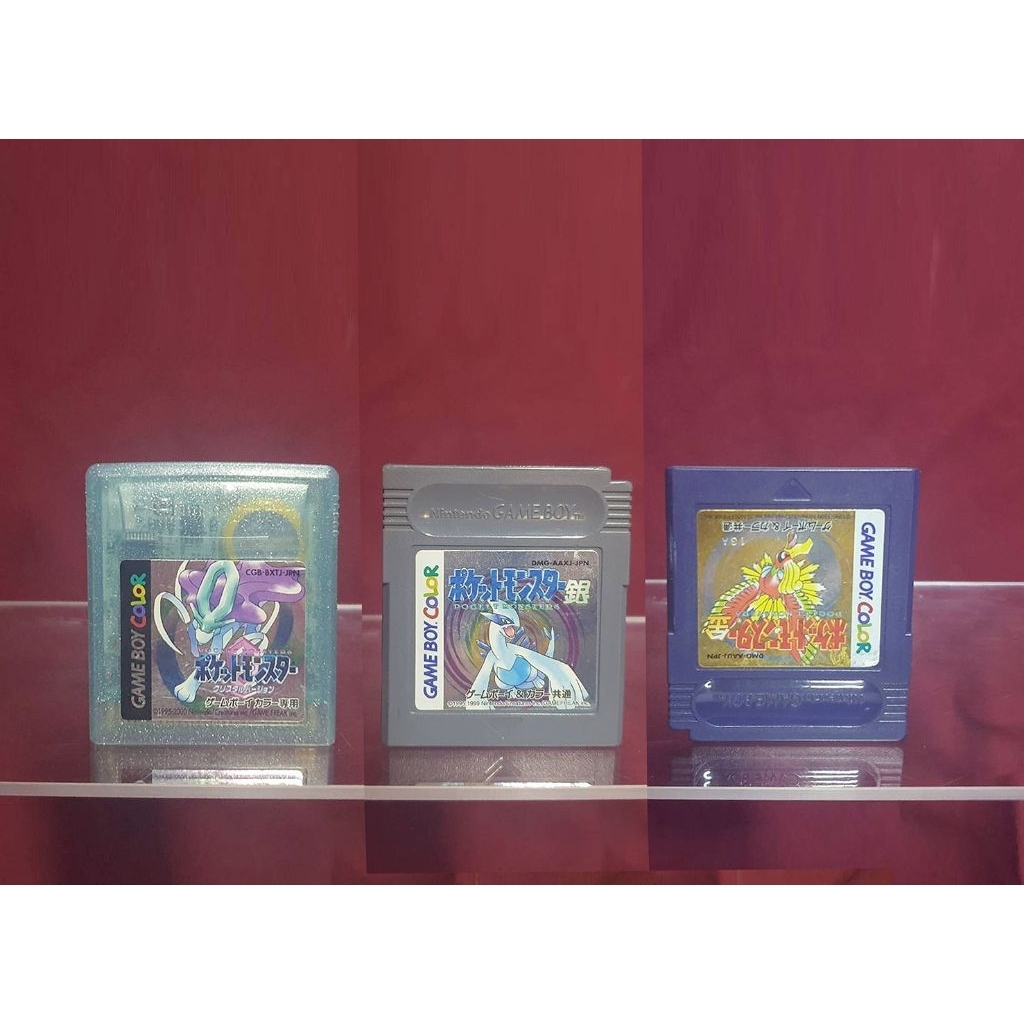 ตลับแท้ gameboy color pokemon set สภาพดี