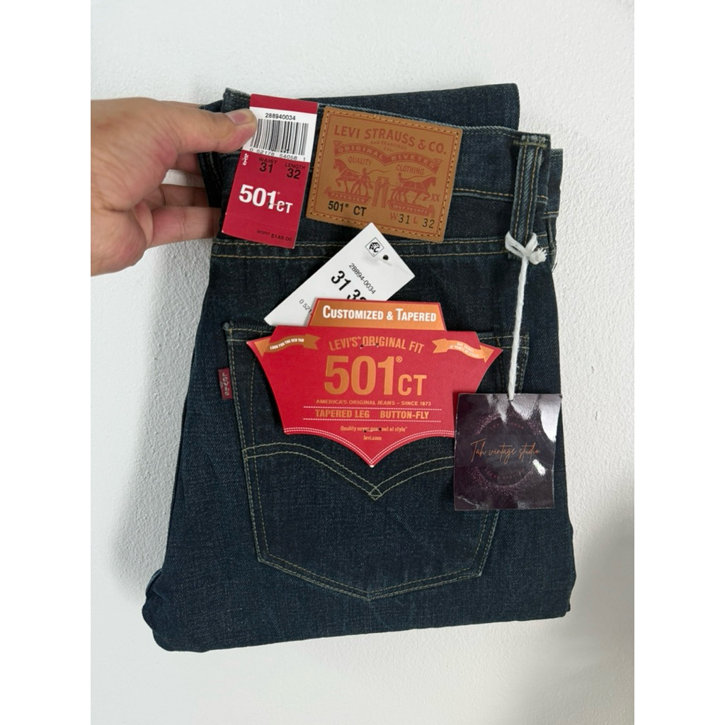 Levi’s 501 CT ริมแดง รุ่น whiteoak made in mexico Size 31/32(ขนาดจริงดูตรงรายละเอียดสินค้า)