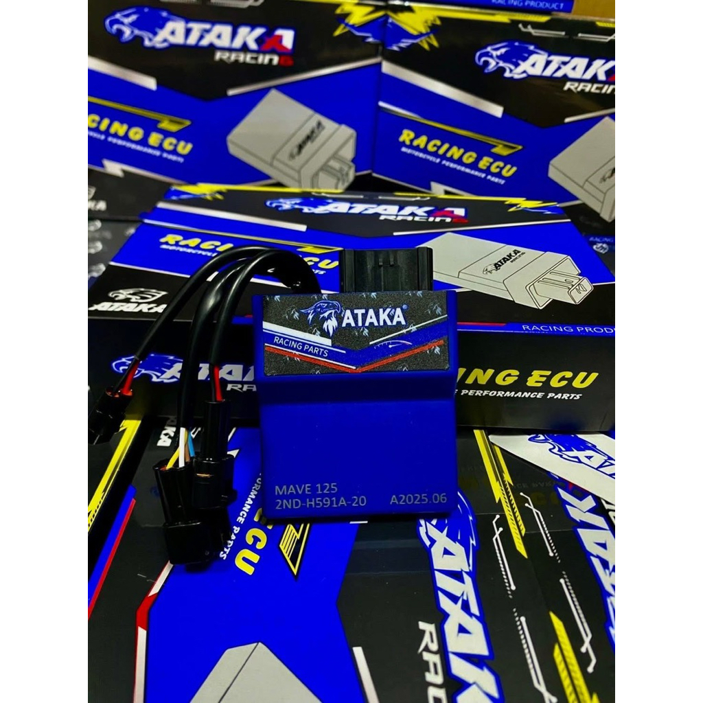 กล่องไฟ ATAKA Racing S4 ใช้กับHondaS4 W110i W125i    ในกล่องมีโปรแกรม