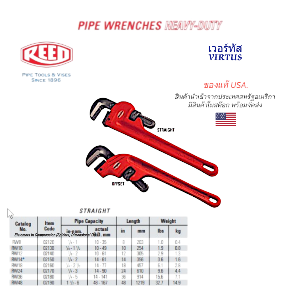 PIPE WRENCHES HEAVY - DUTY RW24