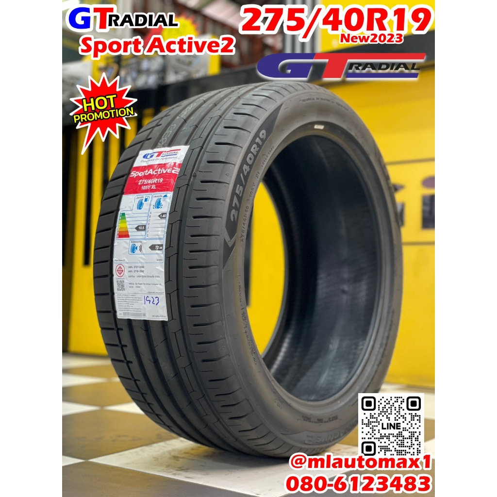 ยางใหม่ #GT #RADIAL SportActive2 275/40R19 ยางใหม่ปี2023