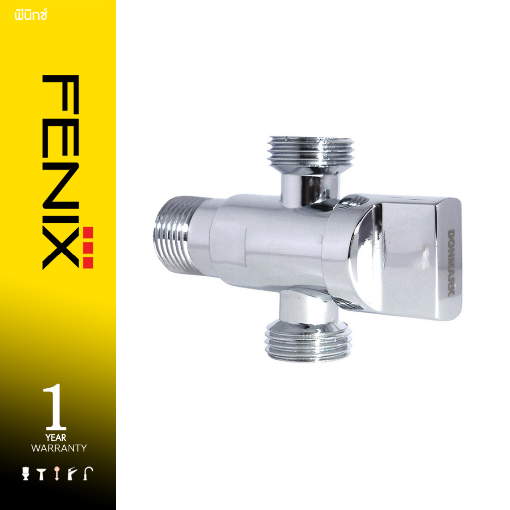 FENIX สต๊อปวาล์ว 3 ทาง ระบบเซรามิค MC-333F