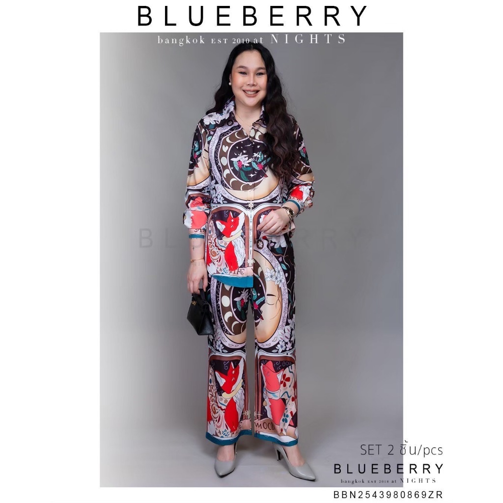 🍾เสื้อเชิ้ต กางเกงขายาว พรีเมี่ยมเซ็ต : 2ชิ้น / 2 PIECES พรีเมี่ยมเซ็ตพิมพ์ลายแบรนด์เนม คอลเลคชั่นสุ
