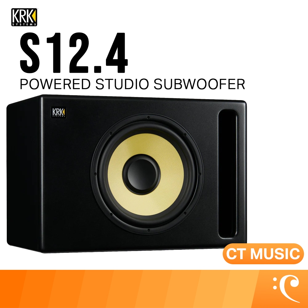 KRK S12.4 Powered Studio Subwoofer ซับวูฟเฟอร์ ลำโพง