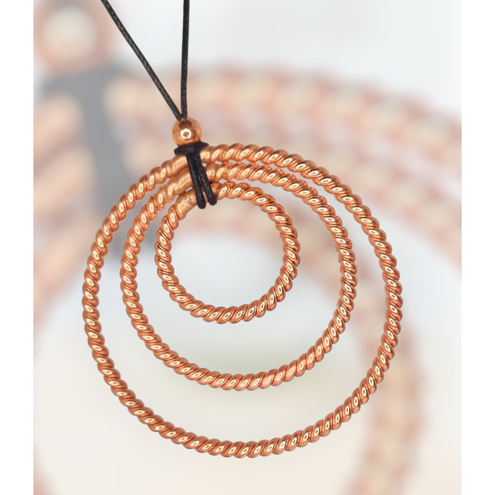 สร้อยคอ TensorRing เทนเซอร์ริง มาตราฐานคุณปู่สลิม ทองแดงแท้ Grandpa Slimi's copper standard