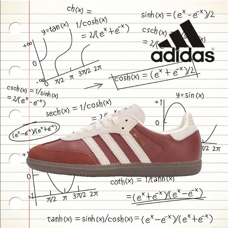 （ของแท้ 100 %）🍒 adidas originals Samba OG gazelle JI3216 สีแดง/ขาว