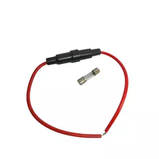 กระบอกฟิวส์เส้น ฟิวส์สาย,ฟิวส์เส้น fuse holder case แถมฟิวส์ 10A ฟิวส์