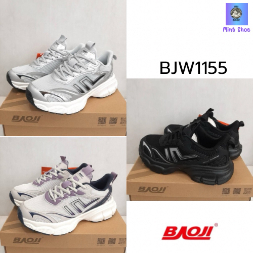 รองเท้าผ้าใบผู้หญิง Baoji แท้ 100% (สินค้ามาใหม่) รุ่น BJW1155 มีไซส์ 37-41