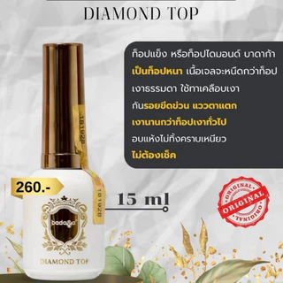 ท็อปแข็ง ท็อปกระจก บาดาก้า (Daimond Top) เงาแววตาแตก กันรอยขีดข่วนเนื้อข้นอบแห้งไม่ต้องเช็คคราบเหนียวMadeinUSA