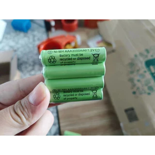 Ni-MH Battery ถ่านชาร์จ 1.2V AAA3000mAh/AA 3800mAh ที่มีคุณภาพสูง ราคา4ก้อน