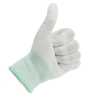 🧤12คู่ ยกแพ็ค ถุงมือไนลอน Size M L ถุงมือ นุ่ม กระชับมือ ถุงมือทำสวน ถุงมือช่าง