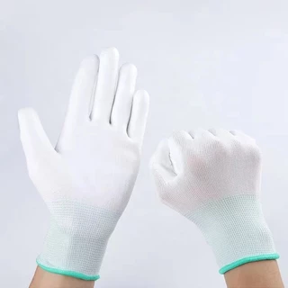 🧤12คู่ ยกแพ็ค ถุงมือไนลอน Size M L ถุงมือ นุ่ม กระชับมือ ถุงมือทำสวน ถุงมือช่าง