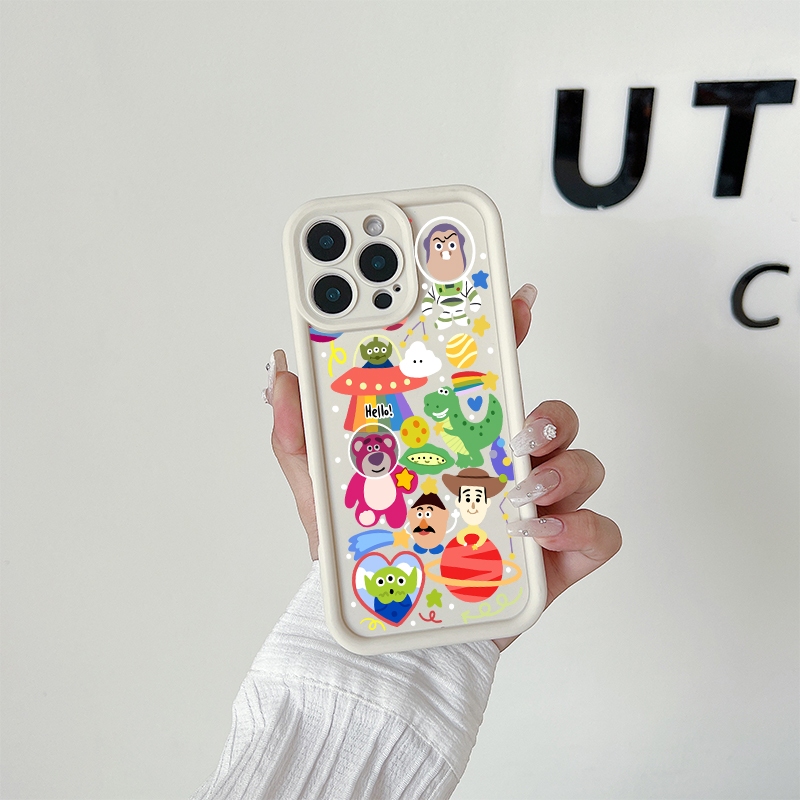 Toy Story เอเลี่ยนหมูปก เคส  Infinix Hot 40i Smart8/8Pro/8Pro+/HD SPARK20/SPARK20C Tecno Spark Go 2024 GT 20 PRO - รูปที่ 2