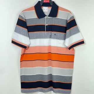 [ลดล้างสต็อก] GQ Classic เสื้อโปโลลางทางสีซัมเมอร์ คอลเลคชั่น 2024