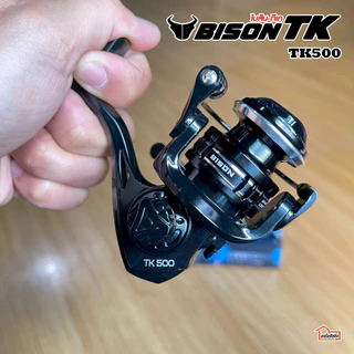 รอกสปิ้น ตกปลา ตกกุ้ง ตีเหยื่อปลอม BISON รุ่น TK เบอร์ 500 เบอร์ 800