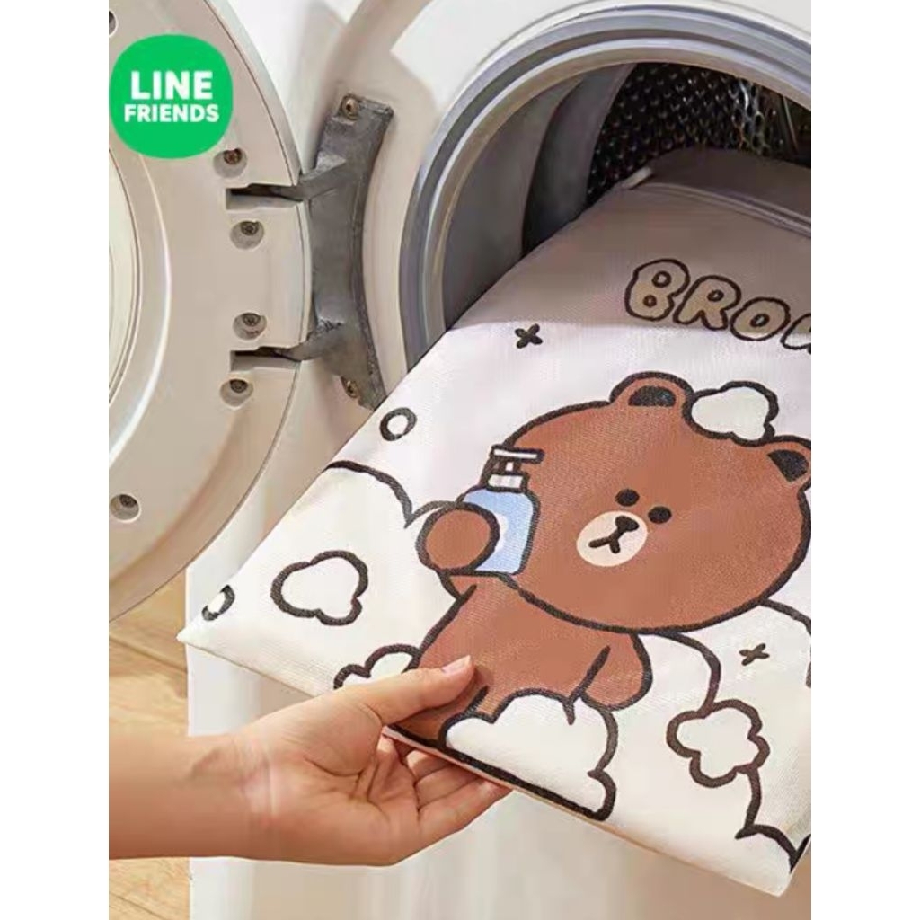 Line​ Friends​ ถุง​ซักผ้า​ตาข่าย​ ถุง​ซักชุดชั้นใน​ ถุง​ซักถนอม​เสื้อ​ผ้า​ ราคา ถูกที่สุด ดีลบีเคเค แกลเลอรีภาพที่ 2