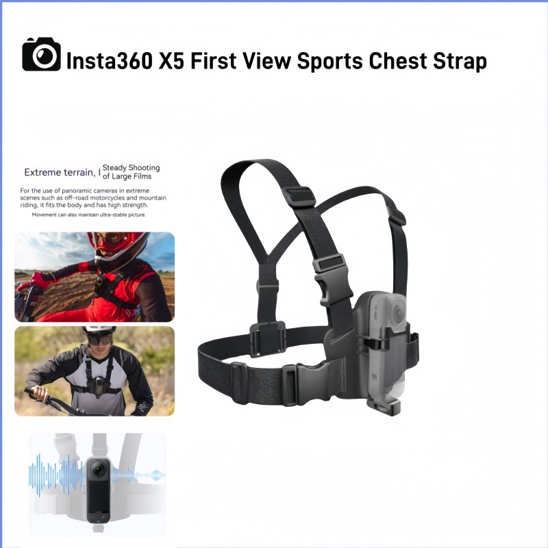 【พร้อมส่ง】Insta360 X5 First View Sports Chest Strap