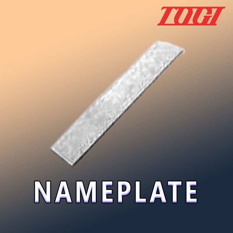 AM-10, M-1LE ป้ายเนมเพรทสีขาว ″TOGI″