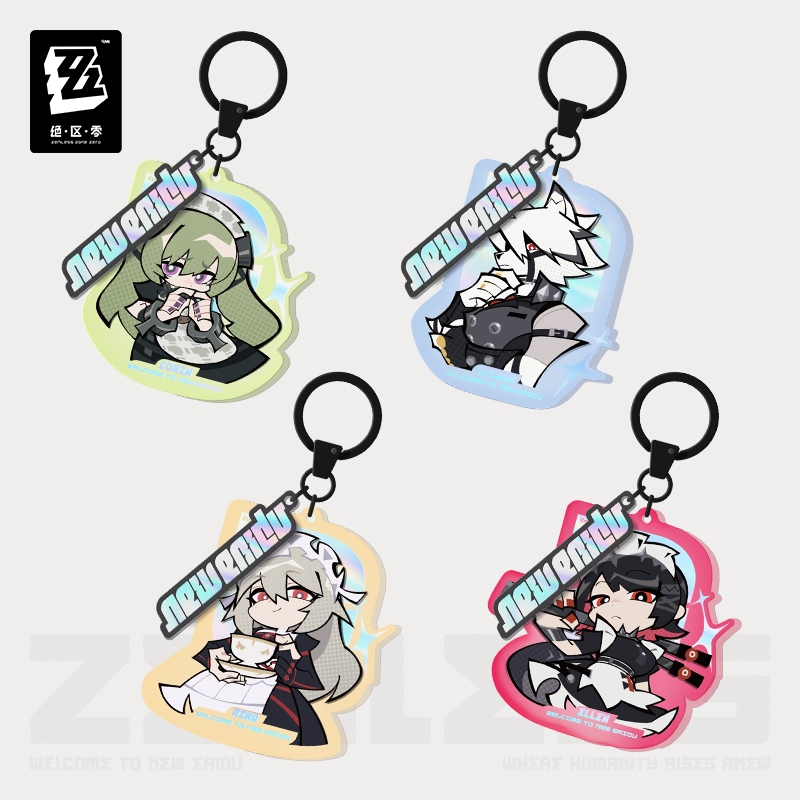 [ พร้อมส่ง / Official ] Zenless Zone Zero Q version Keychain - Victoria Housekeeping ZZZ พวงกุญแจ Q 