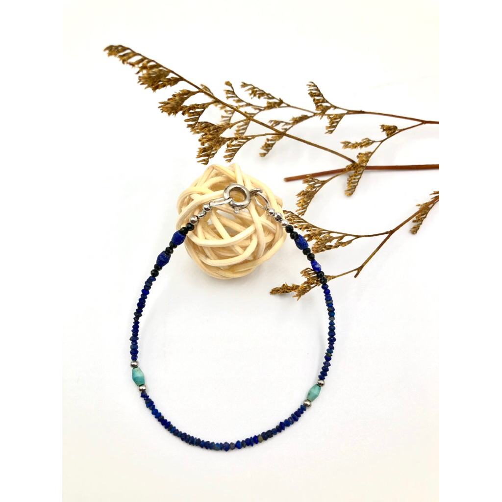 lapis lazuli Natural Stone handmade bracelet