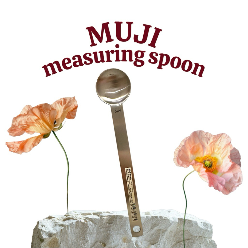 (พร้อมส่ง) MUJI ช้อนตวงมัทฉะมูจิ 5ml หายากสุดสุด ไม่ต้องรอพรี เก็บโค้ดหน้าแพลตฟอร์มได้นะคะ