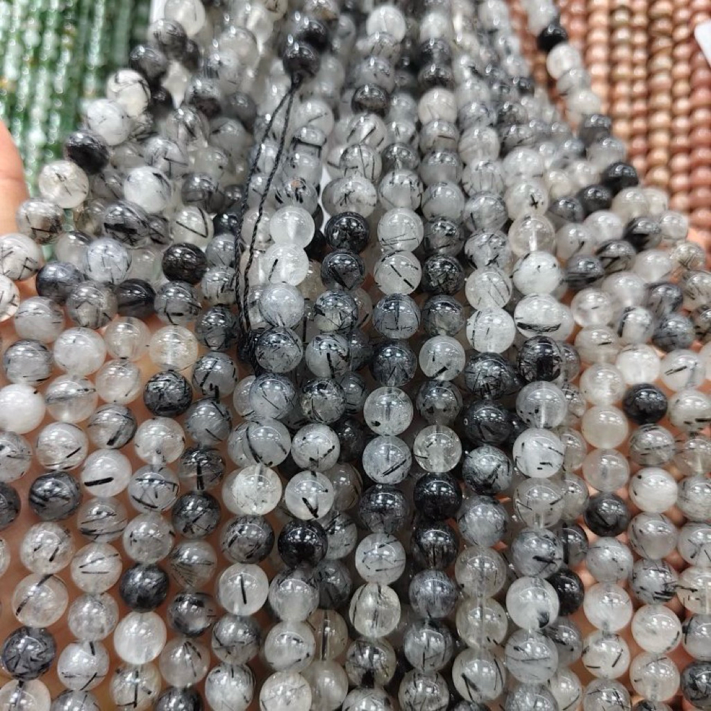 สร้อยคอคริสตัลสีดำธรรมชาติ เพิ่มเสน่ห์และส่งเสริมความก้าวหน้าในอาชีพการงาน สามารถนำไปทำสร้อยข้อมือและสร้อยคอได้