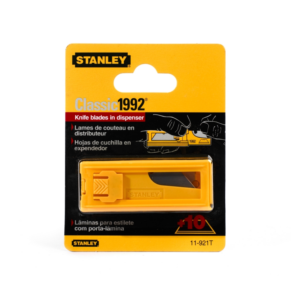 ใบมีดคัตเตอร์รุ่นหนัก Stanley 11-921T (10 ใบ/แผง)
