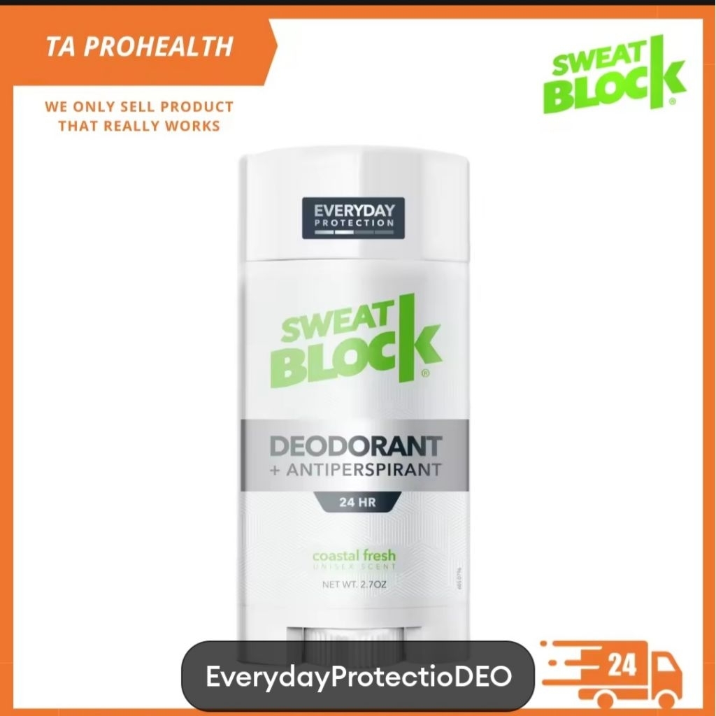 Sweatblock Clinical Strength Antiperspirant Wipes / Hand & Feet Lotion / Deodorant / Roll On /  Face