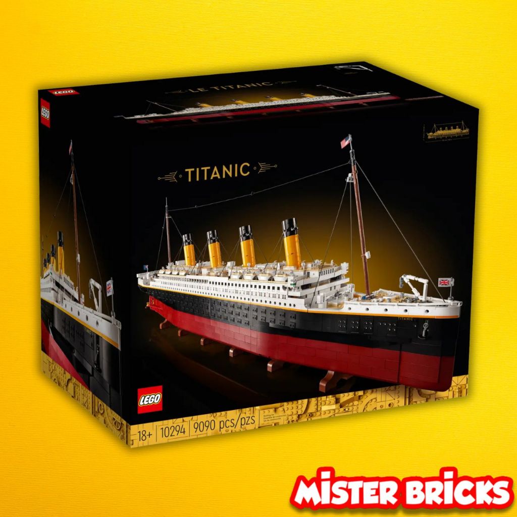 LEGO® Titanic สุดอลังการ ชุดสร้างเรือไททานิคสำหรับผู้ใหญ่ พร้อมรายละเอียดภายใน