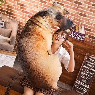 พร้อมส่ง 20/50/70 cm ตุ๊กตาหมาหงอย หมอนหมาหงอย หมอนหมา 3D