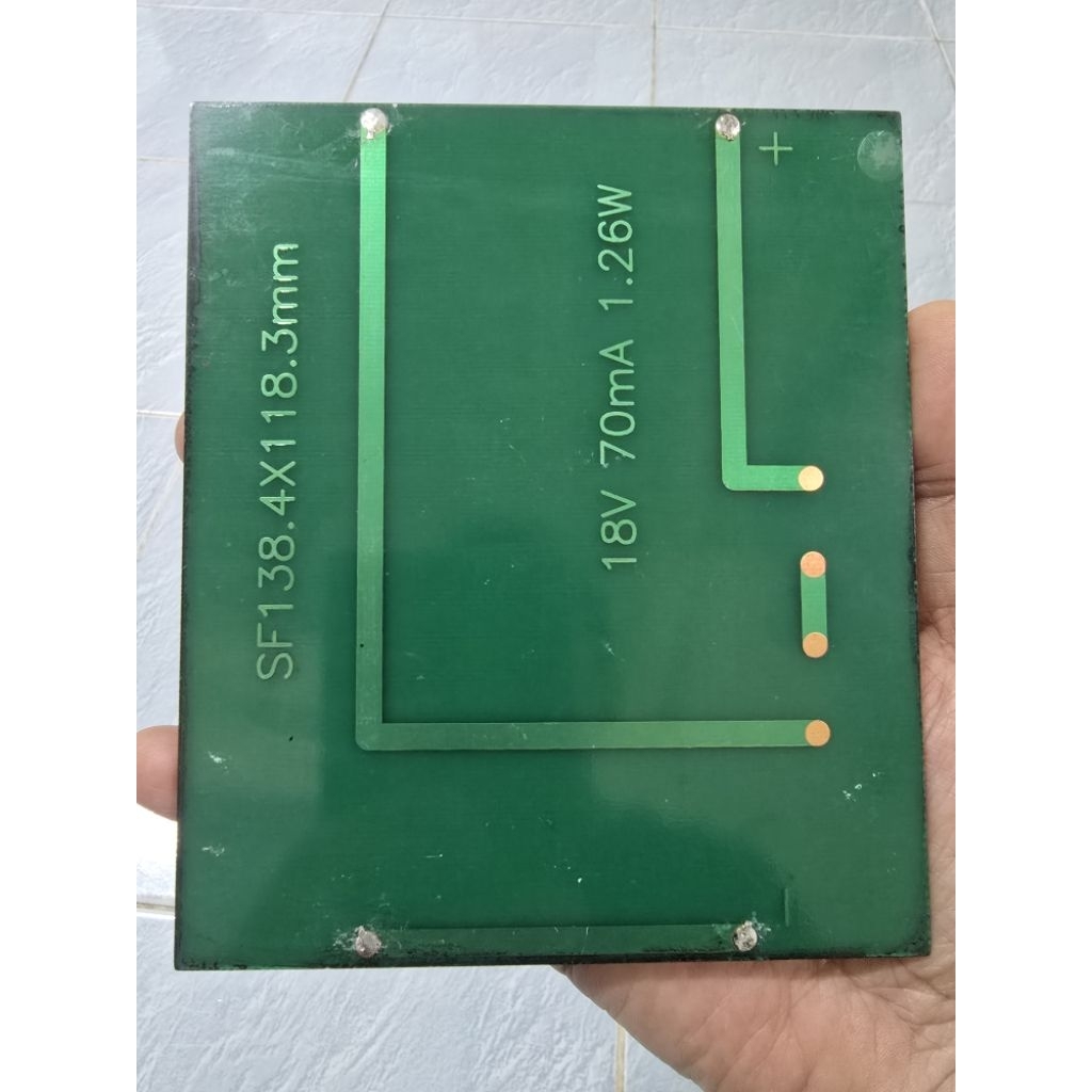 แผงโซล่สเซลขนาดเล็กสำหรับงาน DIY ผลิตไฟฟ้า 18V 1.26W สำหรับชาร์จแบต 12 V ได้ - รูปที่ 2