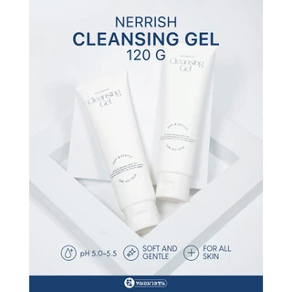 หมอมวลชน เนอริช คลีนซิ่งเจล เจลล้างหน้า (Nerrish Cleansing Gel) ขนาด 120 กรัม แบบหลอด