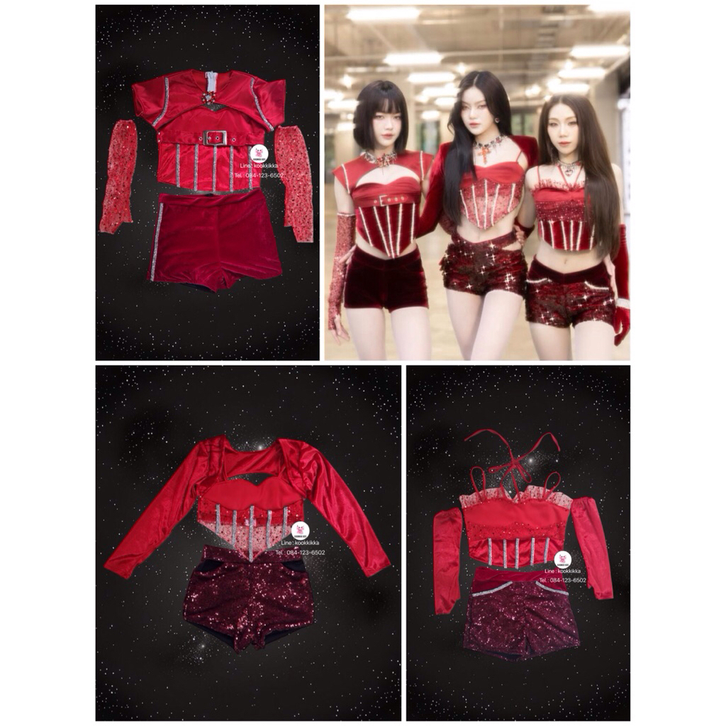 PiXXiE ชุดการแสดง ชุดเต้น ชุดโคฟเวอร์ ชุดแดนซ์ ชุดเกาหลี ชุดเคป๊อป รับตัดชุด ออกแบบชุด k-pop