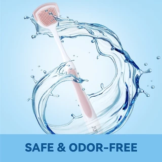 JUP JUP Tongue Cleaner อุปกรณ์ทำความสะอาดลิ้น ชนิดขนแปรงนุ่ม จบปัญหาในช่องปาก กำจัดแบคทีเรีย ลดกลิ่นปาก ลมหายใจหอมสดชื่น