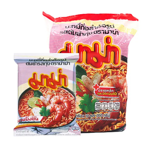 มาม่า รสต้มยำกุ้ง   10 ซอง