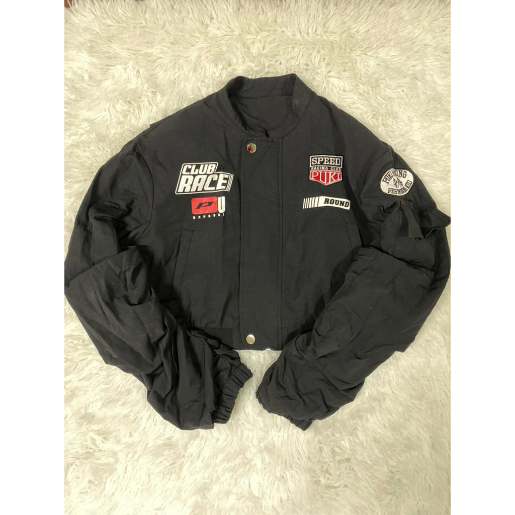 เสื้อ jacket ดำ มือสอง