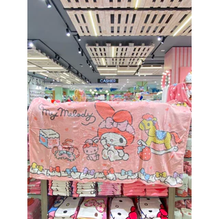 ผ้าห่ม SANRIO Fleece ขนาด 40 x 60 นิ้ว ของแท้