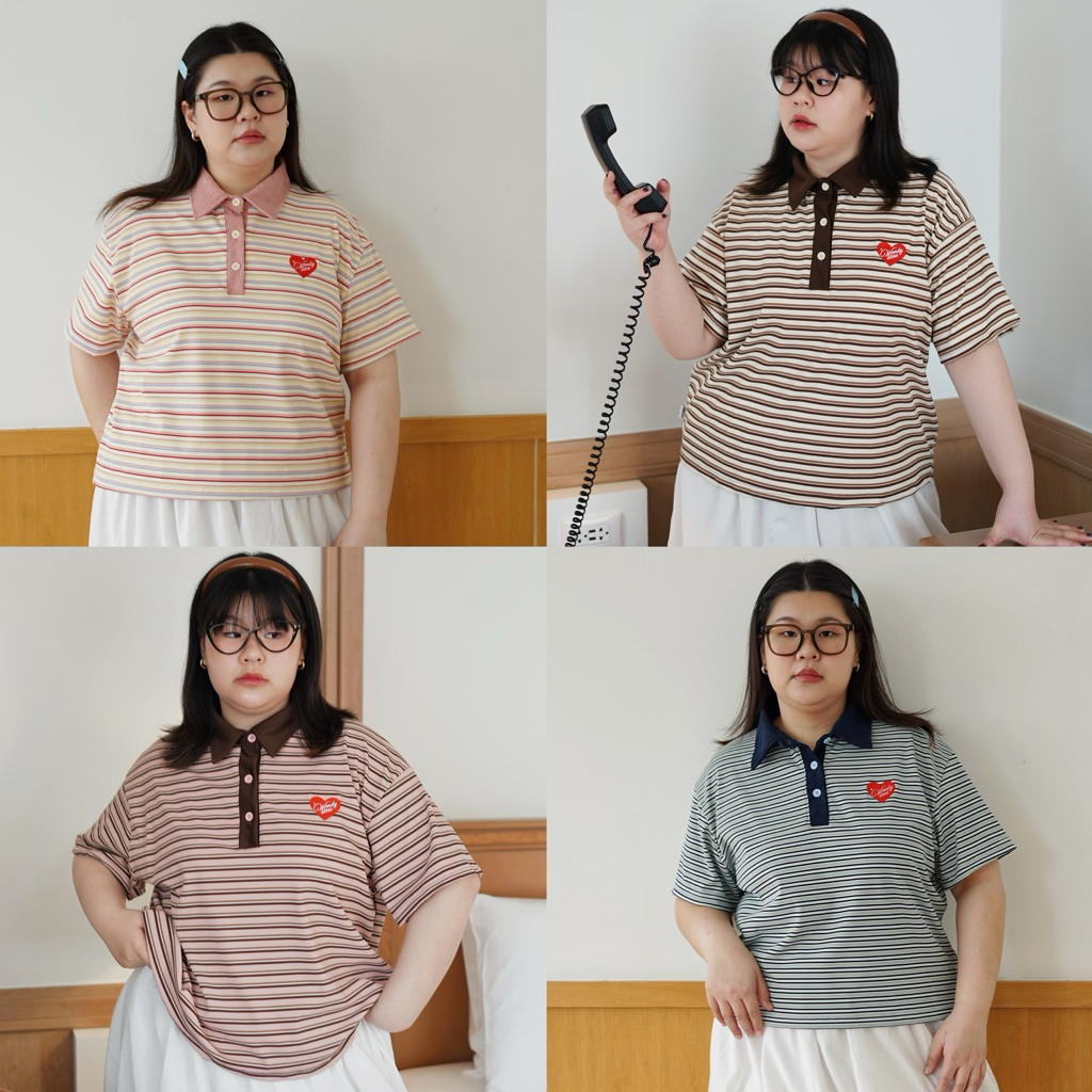 Mantra Polo Shirt โปโลหัวใจ | wendystore19