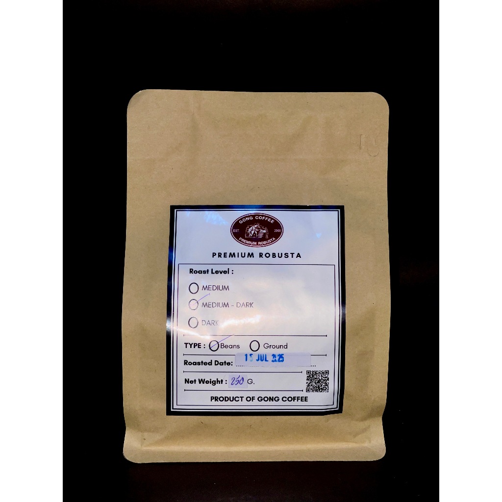 Gong Coffee กาแฟคั่ว พรีเมี่ยมเกรด ขนาด 500กรัม