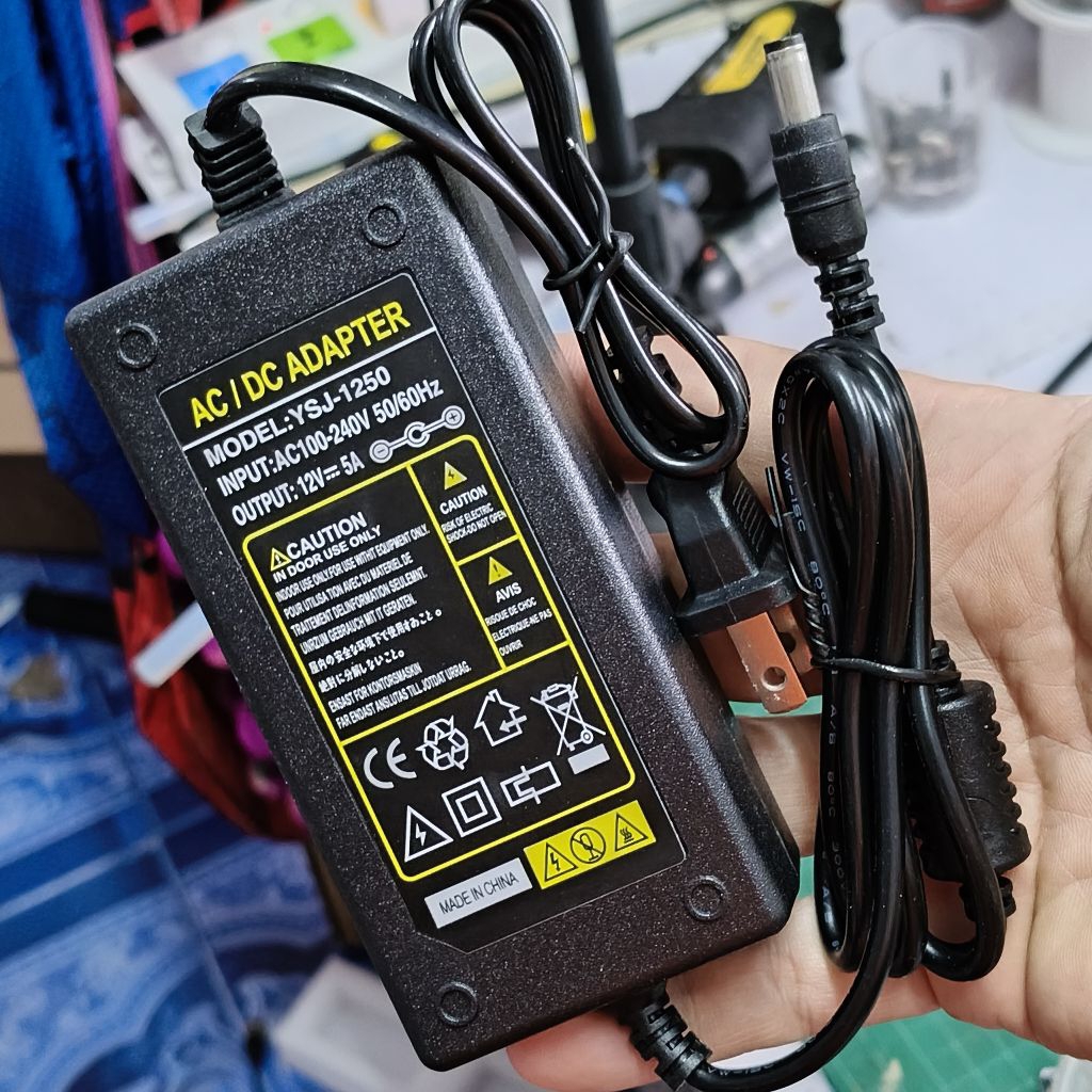 ไมก้าลำพูน adapter 12v 2A 3A 5A ใช้งานกับลำโพง bluetooth ใช้งานทั่วไป