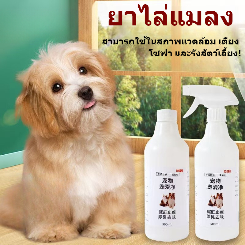 🐶สเปรย์กําจัดหมัดและเห็บขนาด 500 มล.🐈 สเปรย์กําจัดหมัดและหมัดขนาดใหญ่ สเปรย์กําจัดหมัด สเปรย์กําจัดหมัด สเปรย์กําจัดหมัด
