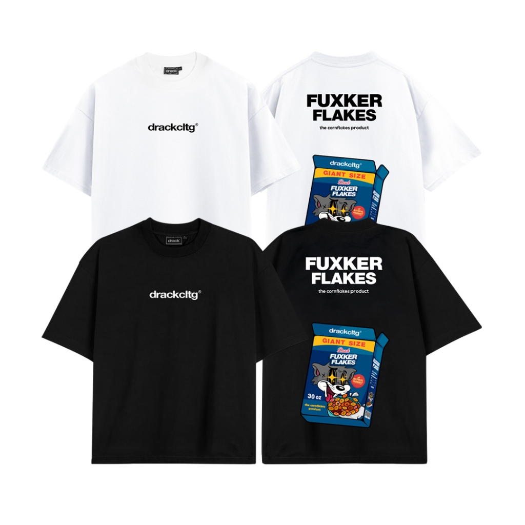 DRACK - CONFLAKES  เสื้อยืดคอกลม