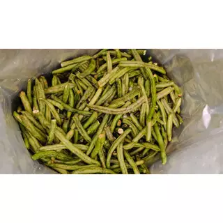 [ส่งด่วน] ถั่วฝักยาวอบกรอบ 250 กรัม | ผักอบกรอบ ของกินเล่นเพื่อสุขภาพ ขนมไม่ทอด ไม่อมน้ำมัน
