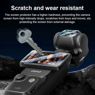 Actual Tempered Film Set for DJI Osmo Pocket 3 ฟิล์มกระจกกันรอย เลนส์-หน้าจอ