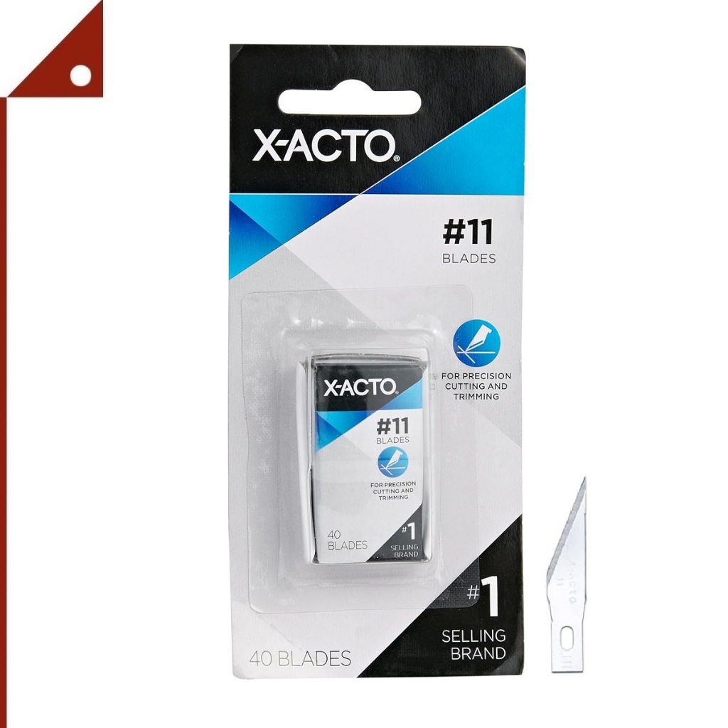 X-Acto : XATX711* อะไหล่ใบมีด No.11 Knife Blades 40pk.