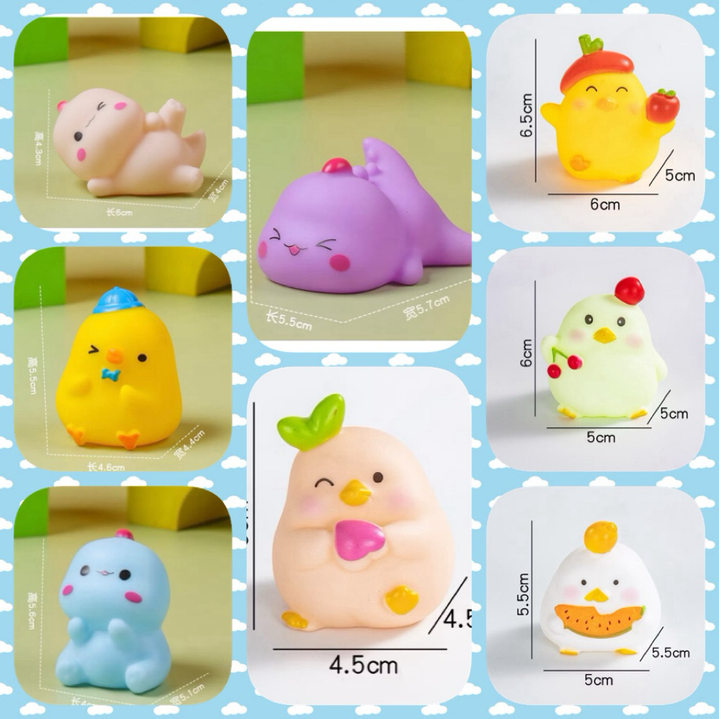 ของเล่น น่ารัก บีบมีเสียง ลอยน้ำได้ พร้อมส่ง จากไทยย(มีส่งด่วน ส่งของทุกวัน)