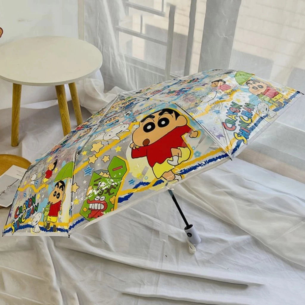 ร่ม Crayon Shin-Chan ร่มโปร่งใส ร่มอัตโนมัติ thumbnail 5