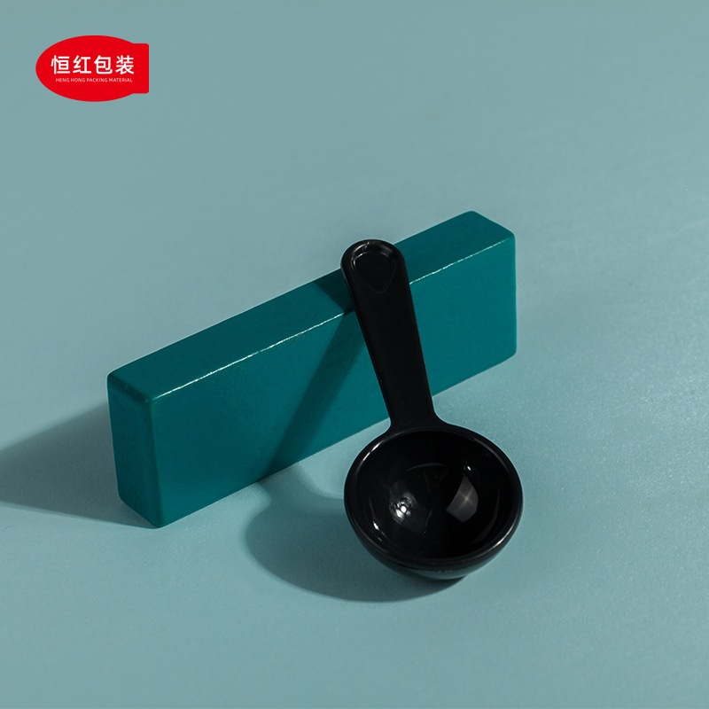 ช้อนตักผง 3 กรัม ช้อนตักน้ำตาล ช้อนตักชาสมุนไพร 3 กรัม (ุ6CC.) สีดำ