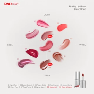 RAD l BOLDIFY Lip Glass ลิปฉ่ำวาว ปากอิ่มฟู เล่นแสง กลบร่องมิด