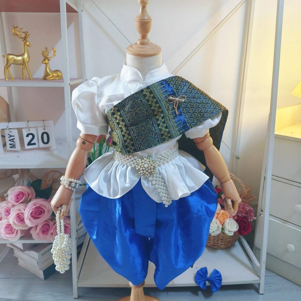 ชุดไทยประยุกต์ ชุดไทยเด็ก✅พร้อมส่ง(KT) - รูปที่ 3